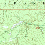 United States Geological Survey Hubbard Lake SW, MI (1972, 24000-Scale) digital map
