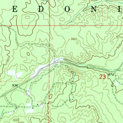 United States Geological Survey Hubbard Lake SW, MI (1972, 24000-Scale) digital map