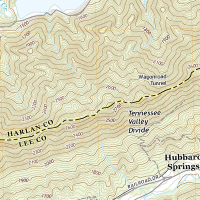 United States Geological Survey Hubbard Springs, VA (2019, 24000-Scale) digital map