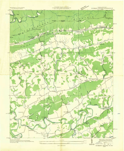 United States Geological Survey Hubbard Springs, VA-KY (1935, 24000-Scale) digital map