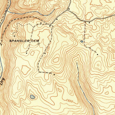 United States Geological Survey Hubbard Springs, VA-KY (1947, 24000-Scale) digital map