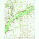 United States Geological Survey Hubbardston, MI (1967, 24000-Scale) digital map