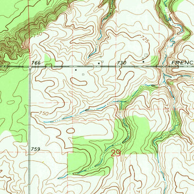 Hubbardston, MI (1967, 24000-Scale) Map by United States Geological ...