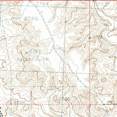 United States Geological Survey Hubert Hill, MT (1984, 24000-Scale) digital map