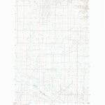 United States Geological Survey Hubert Hill SE, MT (1984, 24000-Scale) digital map