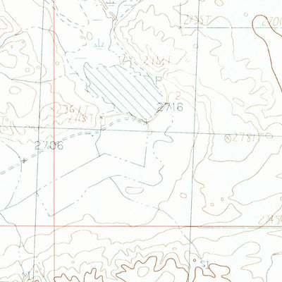 United States Geological Survey Hubert Hill SW, MT (1984, 24000-Scale) digital map