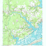 United States Geological Survey Hubert, NC (1952, 24000-Scale) digital map