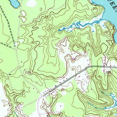 United States Geological Survey Hubert, NC (1952, 24000-Scale) digital map