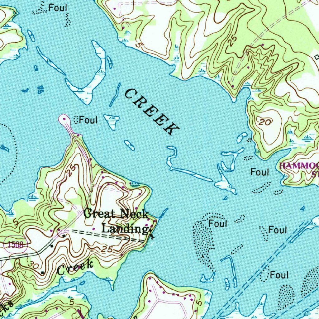 Huber Ridge Map Hubert, NC (1952, 24000-Scale) Map by United States Geological Survey ...