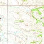 United States Geological Survey Huckins School, MT (1970, 24000-Scale) digital map