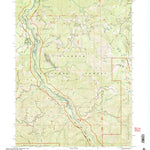 United States Geological Survey Huckleberry Mountain, CA (2001, 24000-Scale) digital map