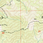 United States Geological Survey Huckleberry Mountain, CA (2001, 24000-Scale) digital map