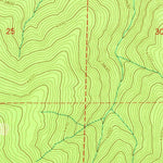 United States Geological Survey Huckleberry Mountain, ID (1969, 24000-Scale) digital map
