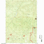 United States Geological Survey Huckleberry Mountain, ID (1995, 24000-Scale) digital map