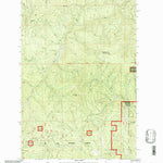United States Geological Survey Huckleberry Mountain, ID (1995, 24000-Scale) digital map