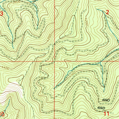 United States Geological Survey Huckleberry Mountain, ID (1995, 24000-Scale) digital map