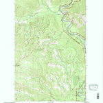 United States Geological Survey Huckleberry Mountain, MT (1994, 24000-Scale) digital map