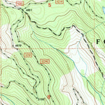 United States Geological Survey Huckleberry Mountain, MT (1994, 24000-Scale) digital map