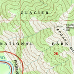 United States Geological Survey Huckleberry Mountain, MT (1994, 24000-Scale) digital map