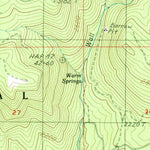 United States Geological Survey Huckleberry Mountain, OR (1986, 24000-Scale) digital map
