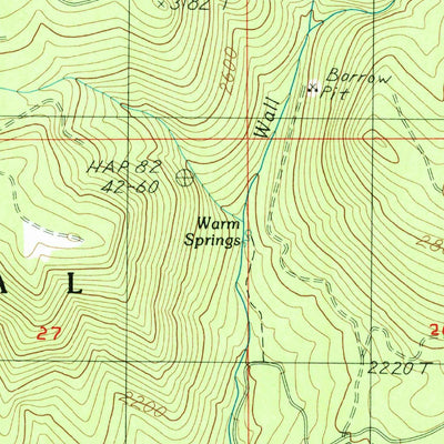 United States Geological Survey Huckleberry Mountain, OR (1986, 24000-Scale) digital map