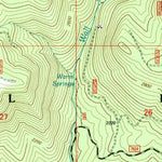 United States Geological Survey Huckleberry Mountain, OR (1997, 24000-Scale) digital map