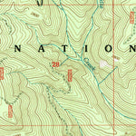 United States Geological Survey Huckleberry Mountain, OR (1997, 24000-Scale) digital map