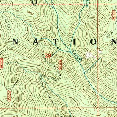 United States Geological Survey Huckleberry Mountain, OR (1997, 24000-Scale) digital map