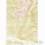 United States Geological Survey Huckleberry Mountain, WA (1966, 24000-Scale) digital map