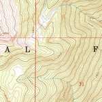 United States Geological Survey Huckleberry Mountain, WA (1966, 24000-Scale) digital map