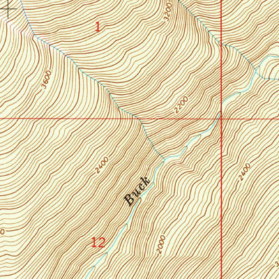United States Geological Survey Huckleberry Mountain, WA (1966, 24000-Scale) digital map