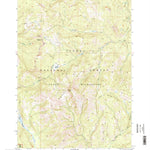 United States Geological Survey Huckleberry Mountain, WY (1996, 24000-Scale) digital map