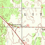 United States Geological Survey Hucmac, OK (1972, 24000-Scale) digital map