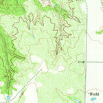 United States Geological Survey Hudd, TX (1969, 24000-Scale) digital map