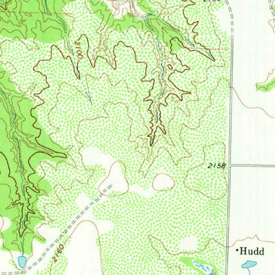United States Geological Survey Hudd, TX (1969, 24000-Scale) digital map