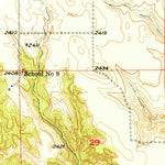 United States Geological Survey Huddle Table, NE (1950, 24000-Scale) digital map
