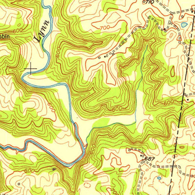 United States Geological Survey Hudgins, KY (1953, 24000-Scale) digital map