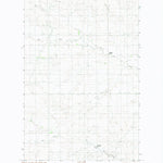 United States Geological Survey Hudiburgh Reservoir, MT (1983, 24000-Scale) digital map