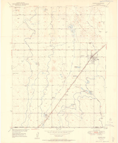 United States Geological Survey Hudson, CO (1951, 24000-Scale) digital map