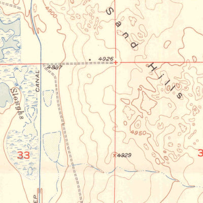 United States Geological Survey Hudson, CO (1951, 24000-Scale) digital map