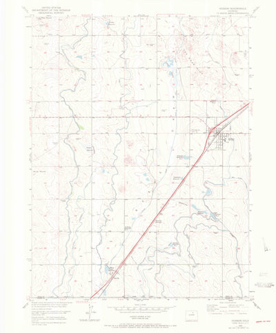 United States Geological Survey Hudson, CO (1971, 24000-Scale) digital map