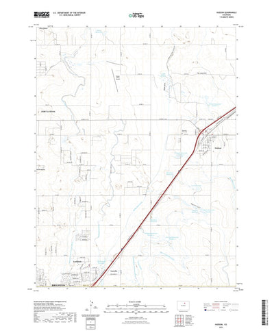 United States Geological Survey Hudson, CO (2022, 24000-Scale) digital map