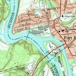United States Geological Survey Hudson Falls, NY (1966, 24000-Scale) digital map
