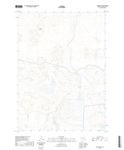 United States Geological Survey Hudson Lake, NE (2021, 24000-Scale) digital map