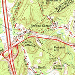 United States Geological Survey Hudson, MA (1966, 24000-Scale) digital map