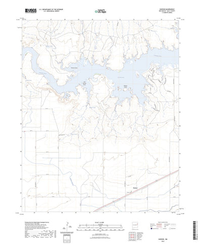 United States Geological Survey Hudson, NM (2023, 24000-Scale) digital map