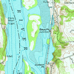 United States Geological Survey Hudson North, NY (1953, 24000-Scale) digital map