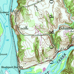 United States Geological Survey Hudson North, NY (1980, 24000-Scale) digital map