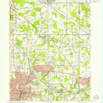 United States Geological Survey Hudson, OH (1953, 24000-Scale) digital map