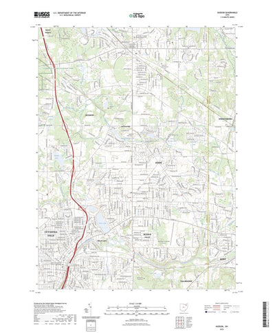 United States Geological Survey Hudson, OH (2023, 24000-Scale) digital map
